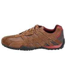 Geox Sneaker U4507A 022EK Schnürschuh Braun/Beige/Dunkelbraun