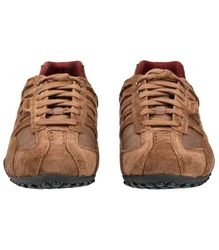 Geox Sneaker U4507A 022EK Schnürschuh Braun/Beige/Dunkelbraun