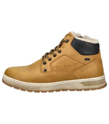 TOM TAILOR Stiefelette Schnürstiefelette Braun/Gelb/Beige/Khaki