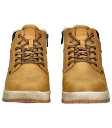 TOM TAILOR Stiefelette Schnürstiefelette Braun/Gelb/Beige/Khaki