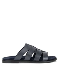 Pantoletten Herren MARCELLO-03 MB Dunkelblau Pantolette