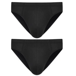Slip Casual Cotton (2-St) hochwertig, Komfortbund, weiche elastische Beinausschnitte im 2er Pack