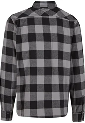 Brandit Outdoorhemd Check Shirt Herren Langarm Schwarz/Hellgrau/Grau/Dunkelgrau