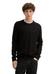 Strickpullover in 2-in-1-Look