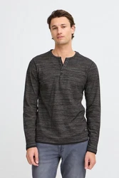Blend Longsleeve BHTee Dunkelgrau/Hellgrau/Grau