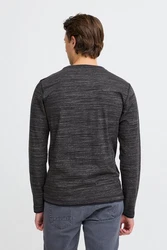 Blend Longsleeve BHTee Dunkelgrau/Hellgrau/Grau