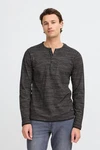 Blend Longsleeve BHTee Dunkelgrau/Hellgrau/Grau