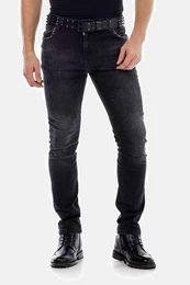 Slim-fit-Jeans Jeans mit Nietendetails, CD-426