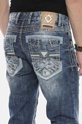 Cipo & Baxx Straight-Jeans DENIM CD597 DENIM (CD597)