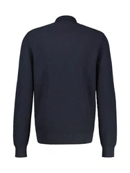 LERROS Strickjacke im College-Stil Dunkelblau/Blau/Hellblau