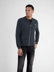 LERROS Strickjacke im College-Stil Dunkelblau/Blau/Hellblau