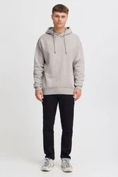 Blend Kapuzensweatshirt Style BHMCOPTE Grau/Hellgrau