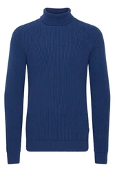 Blend Strickpullover BHPullover Blau/Dunkelblau