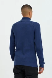 Blend Strickpullover BHPullover Blau/Dunkelblau