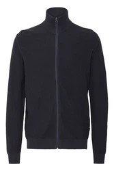 BLEND Strickjacke Dunkelblau/Schwarz