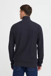 BLEND Strickjacke Dunkelblau/Schwarz