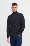 BLEND Strickjacke Dunkelblau/Schwarz