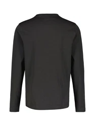 LERROS Sweatshirt Basic-Longsleeve T-SHIRT/SERAFINO  Dunkelgrau/Schwarz/Grau