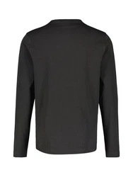 LERROS Sweatshirt Basic-Longsleeve T-SHIRT/SERAFINO  Dunkelgrau/Schwarz/Grau