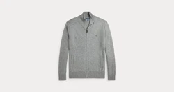 Polo Ralph Lauren Strickjacke mit Zip Grau/Dunkelgrau/Hellgrau