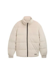 Steppmantel cord puffer jacket