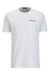 Replay T-Shirt Piece Dyed Heavy Cotton Jersey Türkis/Hellblau