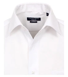 CASAMODA Kurzarmhemd Kent Comfort Fit NOS Weiß/Creme
