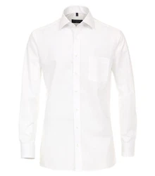 CASAMODA Langarmhemd Modern Fit Weiß/Creme