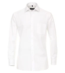 CASAMODA Langarmhemd Modern Fit Weiß/Creme