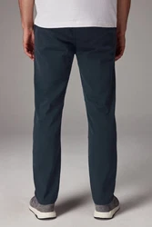 Next Chinohose Slim Fit Motionflex Dunkelblau/Hellblau/Blau