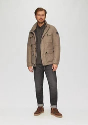 s.Oliver Langarmhemd Regular Fit mit Button-Down-Kragen Braun/Dunkelbraun/Dunkelgrün/Rot