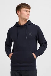 Indicode Kapuzenpullover IDAlbine Dunkelblau/Blau/Beige