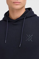 Indicode Kapuzenpullover IDAlbine Dunkelblau/Blau/Beige