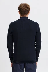 Casual Friday Troyer Pullover Karl Dunkelblau/Schwarz/Blau