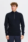Casual Friday Troyer Pullover Karl Dunkelblau/Schwarz/Blau