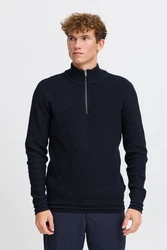 Casual Friday Troyer Pullover Karl Dunkelblau/Schwarz/Blau