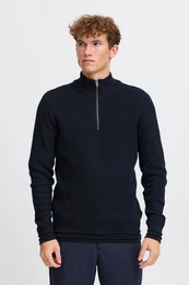 Troyer CFKARL halfzip structured knit schicker Troyer Pullover