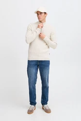 Casual Friday Troyer Pullover Karl Khaki/Beige/Braun