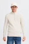 Casual Friday Troyer Pullover Karl Khaki/Beige/Braun