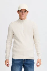 Casual Friday Troyer Pullover Karl Khaki/Beige/Braun