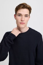 Casual Friday Strickpullover CFKARL Crew Neck Knit Dunkelblau