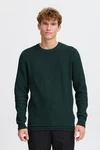 Casual Friday Strickpullover CFKARL Crew Neck Knit Dunkelgrün/Grün