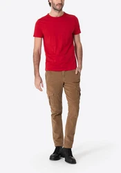 TIMEZONE Cargohose Regular Fit Slim Leg Klappentaschen (8023) Braun