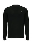 s.Oliver Strickpullover mit Nahtdetails Schwarz/Braun/Rot