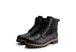 Travelin' Visnes Men Schnürboots Schwarz
