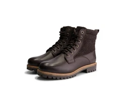 Travelin' Visnes Men Schnürboots Dunkelbraun