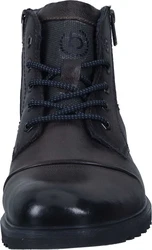 bugatti Stiefel aus Leder Blau/Dunkelblau
