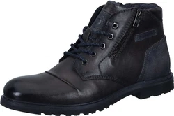 bugatti Stiefel aus Leder Blau/Dunkelblau