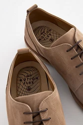 Next Derby-Schuhe aus Leder Schnürschuh Beige/Braun/Khaki