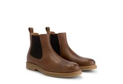 Travelin' Glaston Men Chelseaboots Cognac